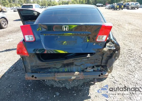 2004 Honda Civic Ex z USA, uszkodzony, nr VIN 2HGES26724H503421